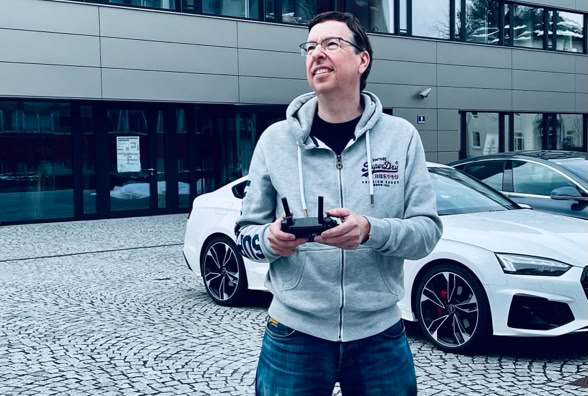 Filmaufnahmen aus der Vogelperspektive